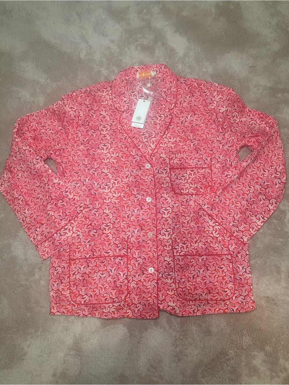 Tory Burch Pink Pajama Set - Picture 2 of 7